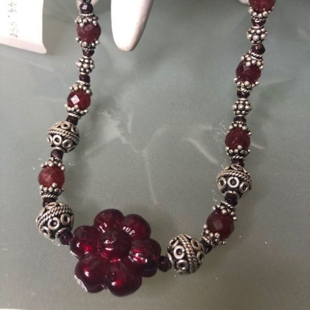 Sterling Silver - Flora Necklace - Sterling